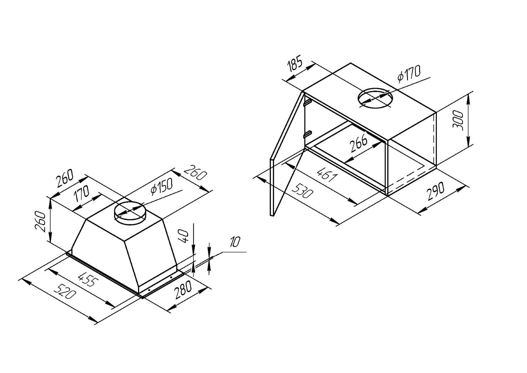 Схема встраивания Kuppersberg INLINEA 52 C