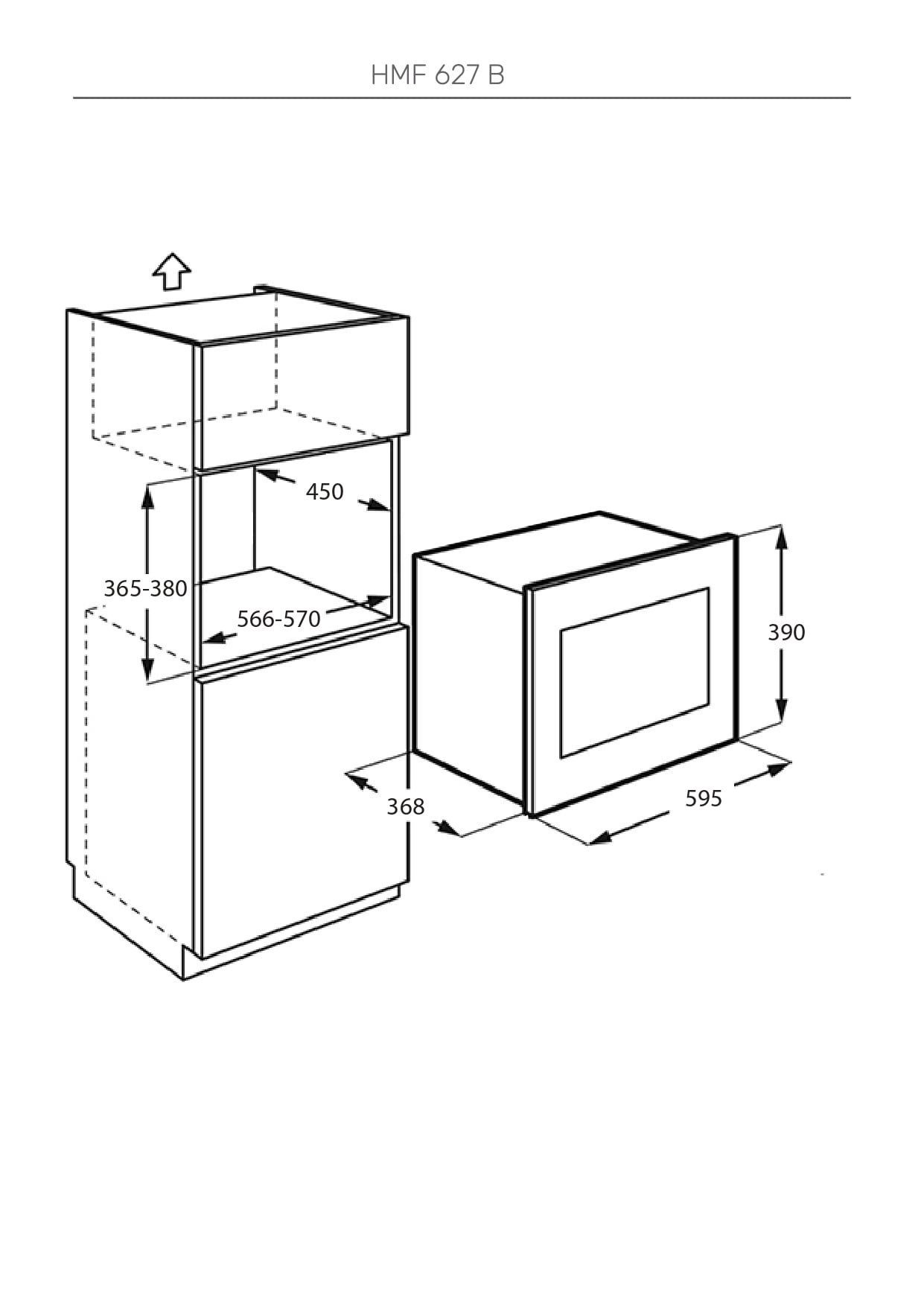 Схема встраивания Kuppersberg HMF 627 B