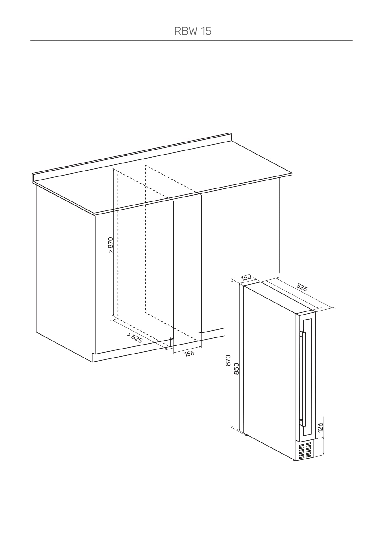 Схема встраивания Kuppersberg RBW 15